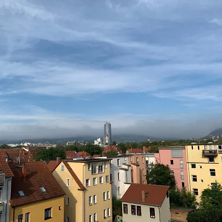 Apartment Skyline Of Jena, Luxurioes, Einzigartig, Free Wifi, Parkplatz, Klimatisiert, Zentral Exterior photo