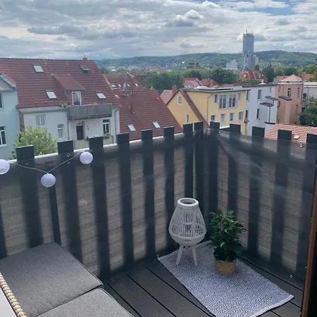Apartment Skyline Of Jena, Luxurioes, Einzigartig, Free Wifi, Parkplatz, Klimatisiert, Zentral Exterior photo