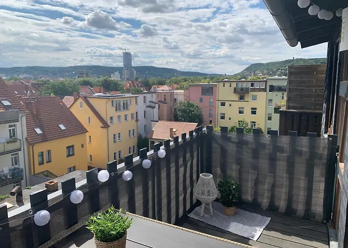 Apartment Skyline Of Jena, Luxurioes, Einzigartig, Free Wifi, Parkplatz, Klimatisiert, Zentral